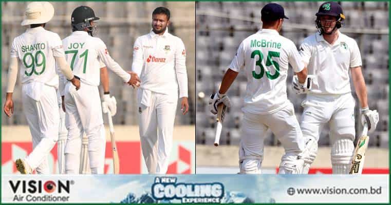 বাংলাদেশকে ‘ক্লান্ত করে’ রান তোলার তত্ত্বে সফল আইরিশরা